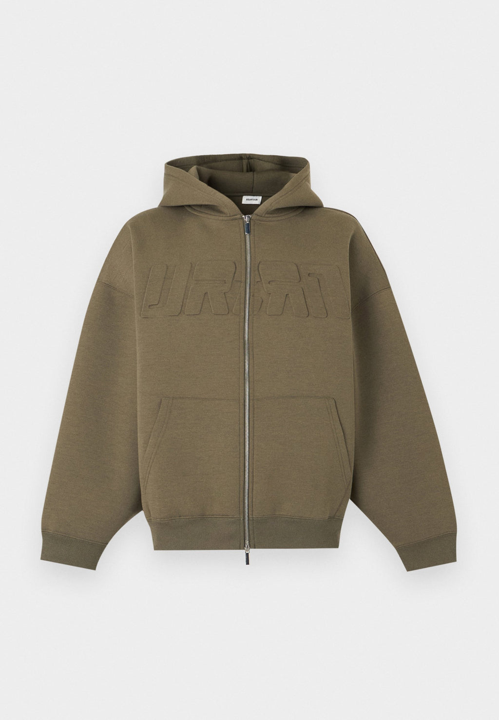 YOURTURN SCUBA BOXY FIT ZIP-UP HOODIE