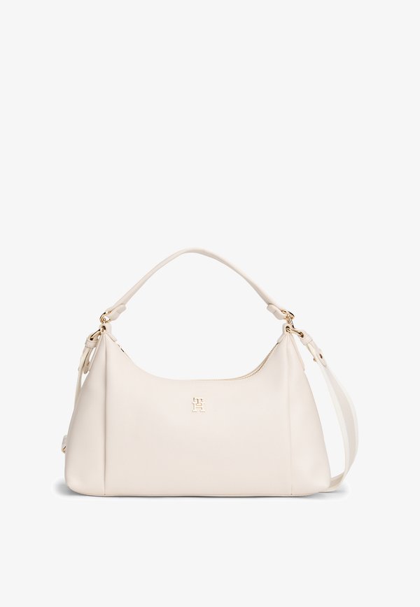 Tommy Hilfiger ESSENTIAL CROSSBODY SHOULDER BAG - Handbag - soft cream