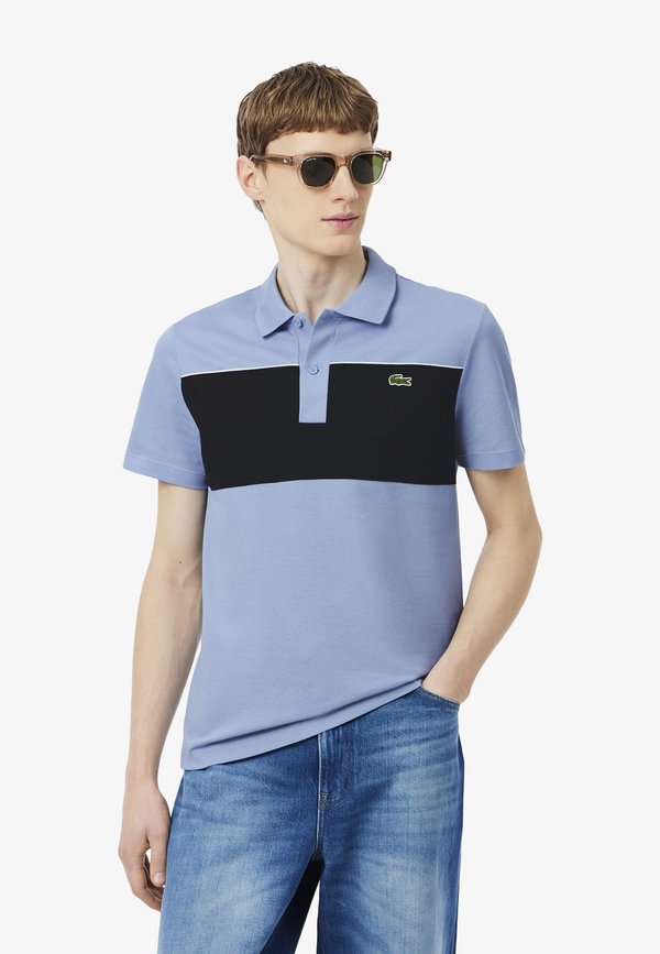 Lacoste Polo shirt - bleu clair noir pt