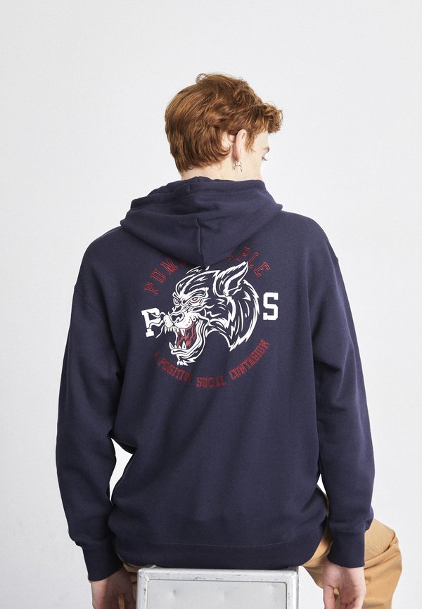 Puma STAPLE HOODIE - Hoodie - dark blue