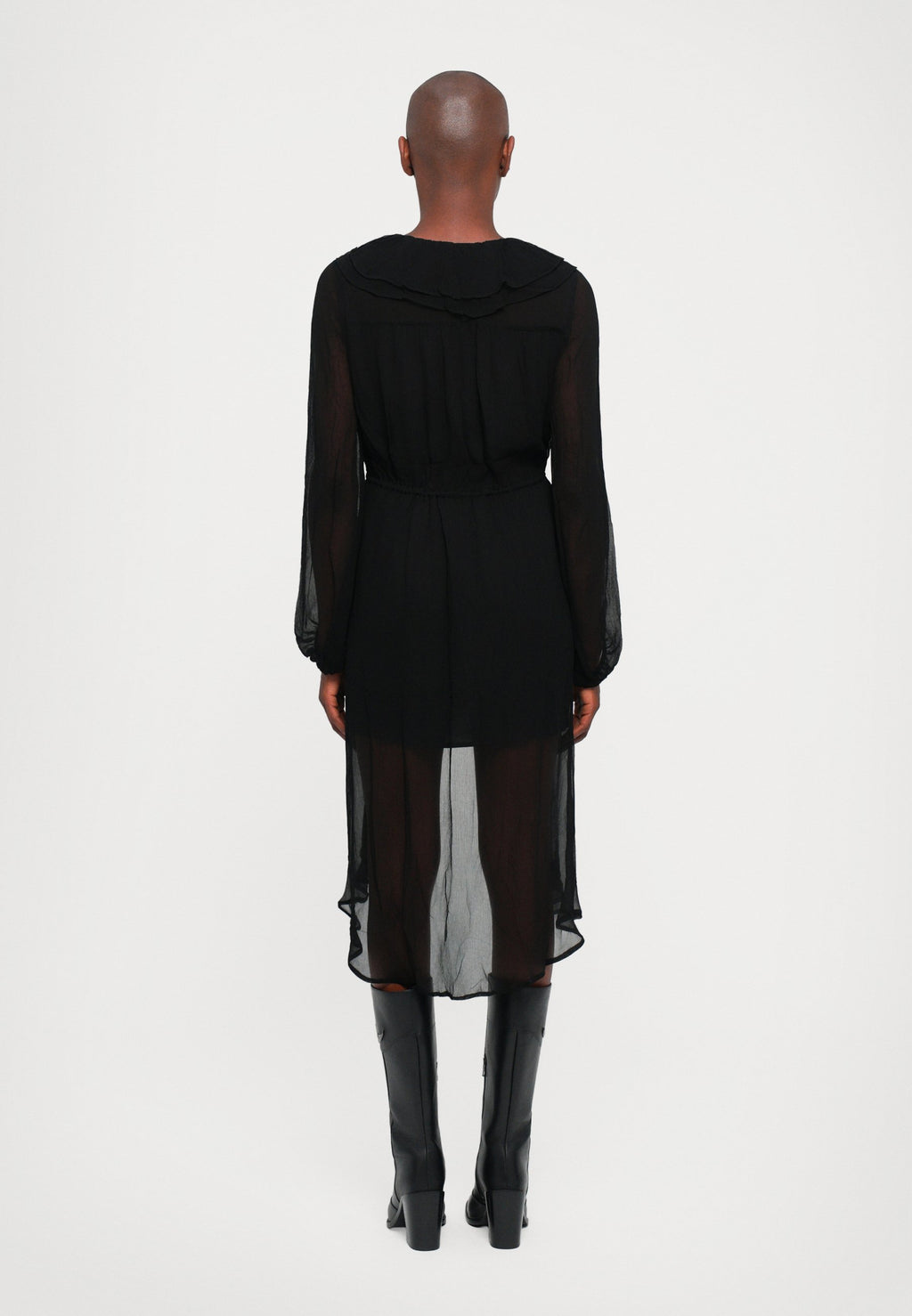 DESIGNERS REMIX IOLA RUFFLE DRESS