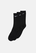 Nike Performance EVERYDAY LIGHTWEIGHT CREW UNISEX 3 PACK - Sports socks - black/white