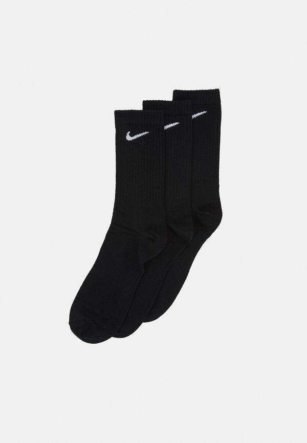 Nike Performance EVERYDAY LIGHTWEIGHT CREW UNISEX 3 PACK - Sports socks - black/white