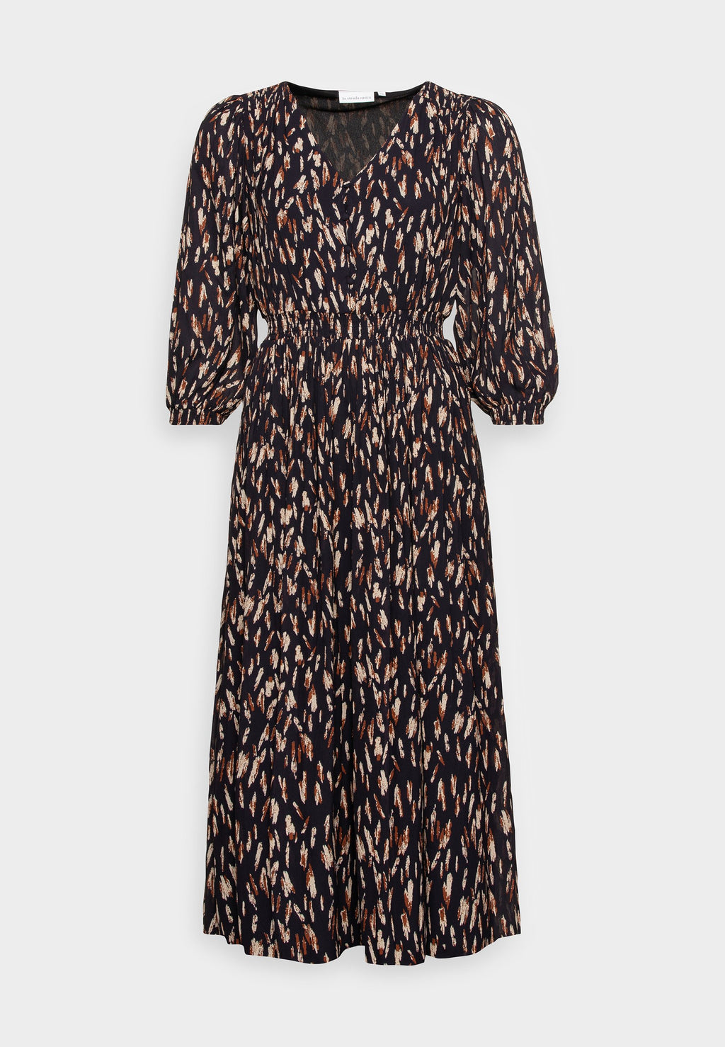 La Strada Unica RAINY V NECK MIDI DRESS