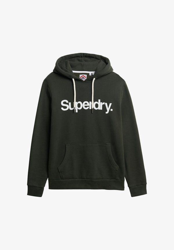 Superdry & Co CORE LOGO - Hoodie - surplus goods olive green