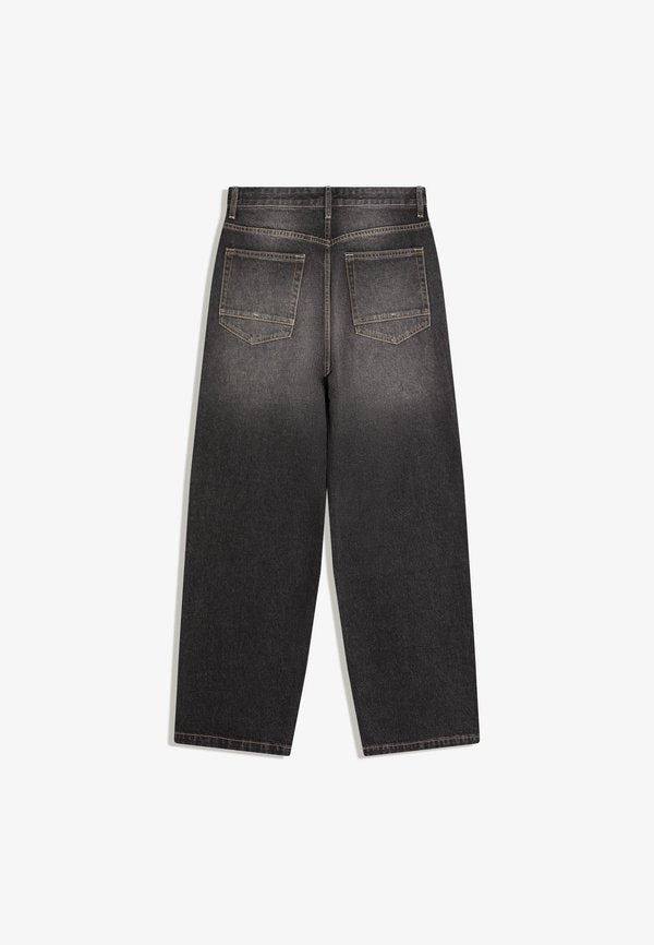 Bershka SUPER  - Baggy Jeans - black