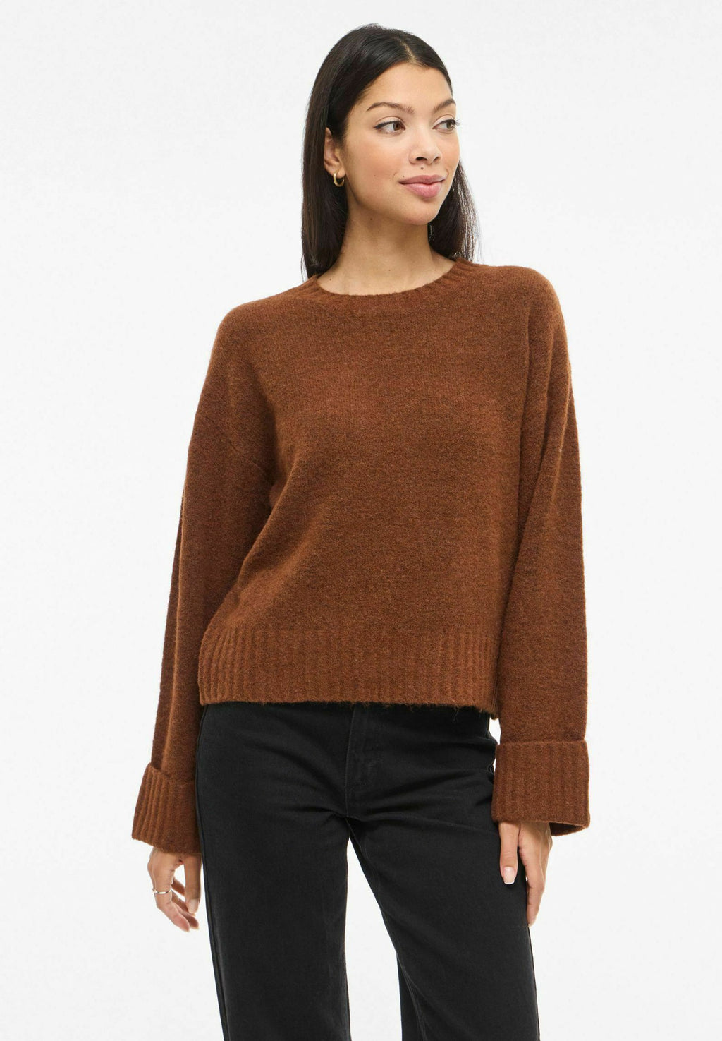 VILA Knitted VILUNA Round neck