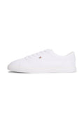 LOW PROFILE CANVAS LACE-UP TRAINERS Media 1
