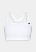 adidas Performance OPTIME WORKOUT MEDIUM SUPPORT BRA - Medium support sports bra - white