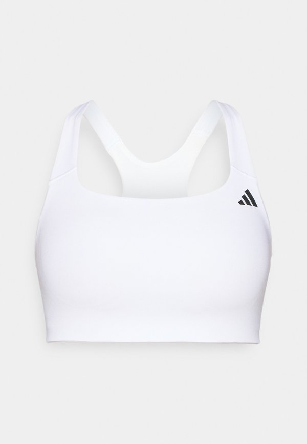 adidas Performance OPTIME WORKOUT MEDIUM SUPPORT BRA - Medium support sports bra - white