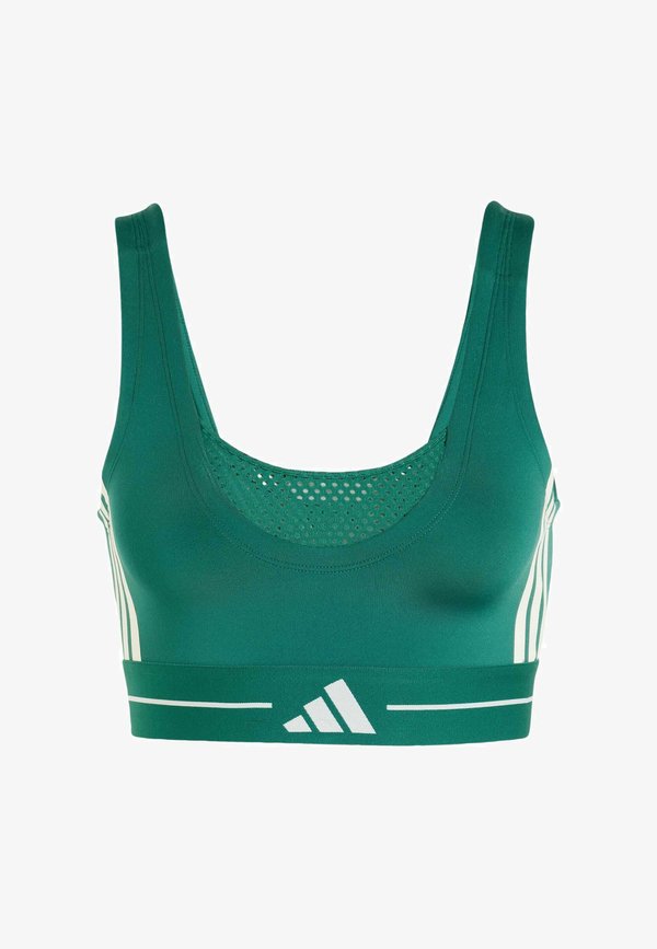 adidas Performance HYG BRALETTE D - Light support sports bra - collegiate green