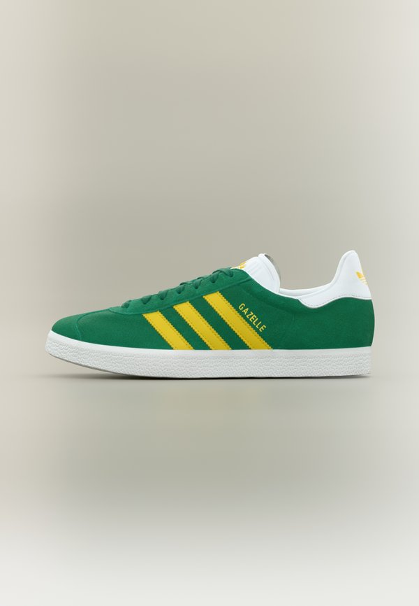 adidas Originals GAZELLE UNISEX - Trainers - bold green/eqt yellow/footwear white