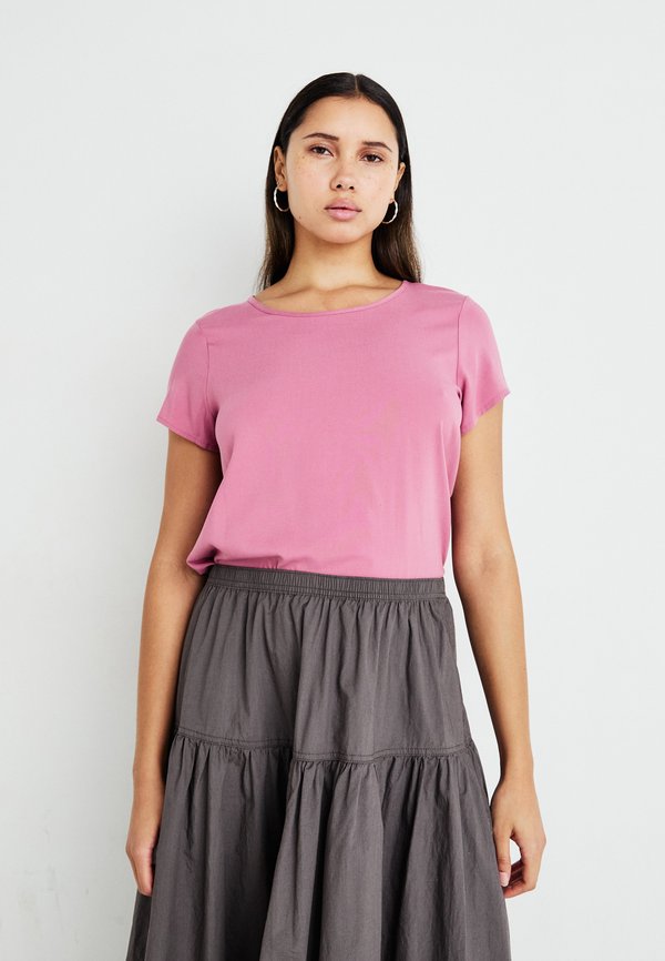 Vero Moda VMBELLA - Basic T-shirt - mesa rose