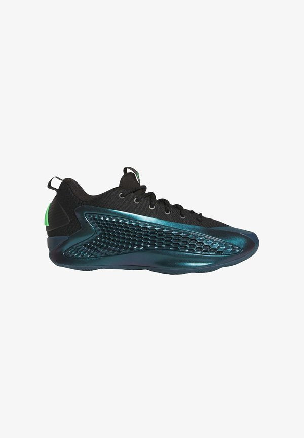 adidas Performance ANTHONY EDWARDS 1 LOW - Basketball shoes - arctic night   core black   screaming green