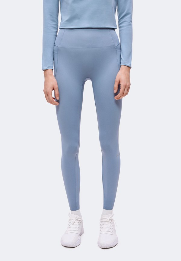 Under Armour VANISH ELITE - Leggings - blue wind/metallic silver-coloured