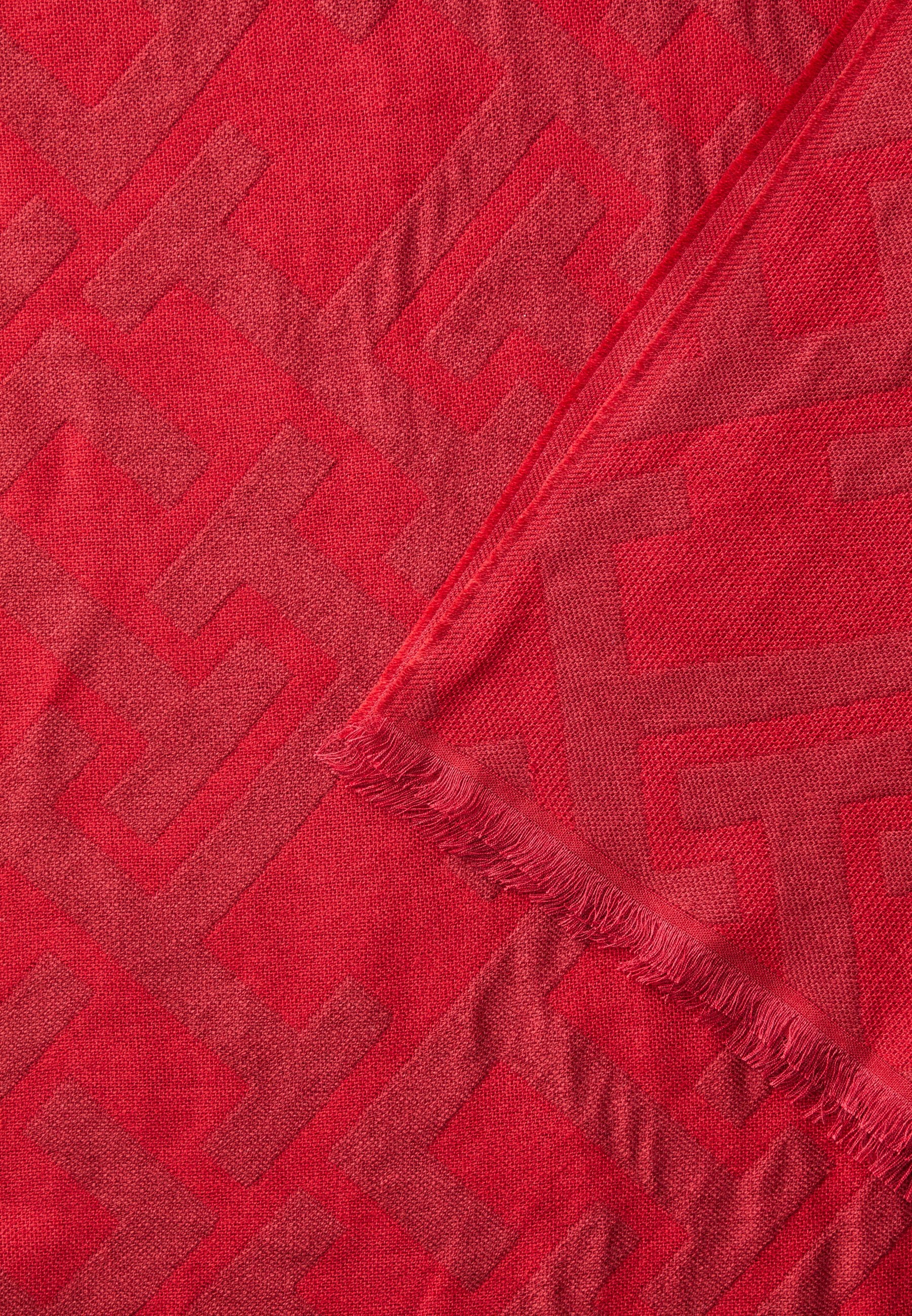 TH MONOGRAM JACQUARD SCARF WITH WOOL Media 3