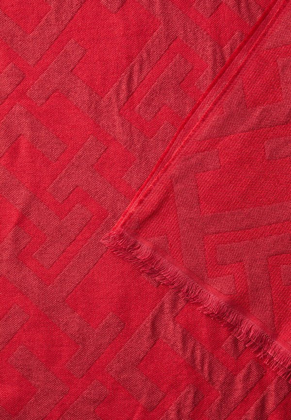 Tommy Hilfiger TH MONOGRAM JACQUARD SCARF WITH WOOL