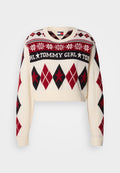 Tommy Jeans FAIR ISLE CREWNECK SWEATER