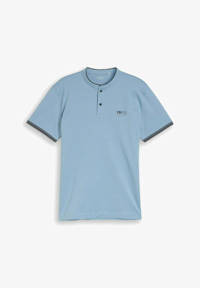 TOM TAILOR MIT STEHKRAGEN - Polo shirt - mountain spring blue