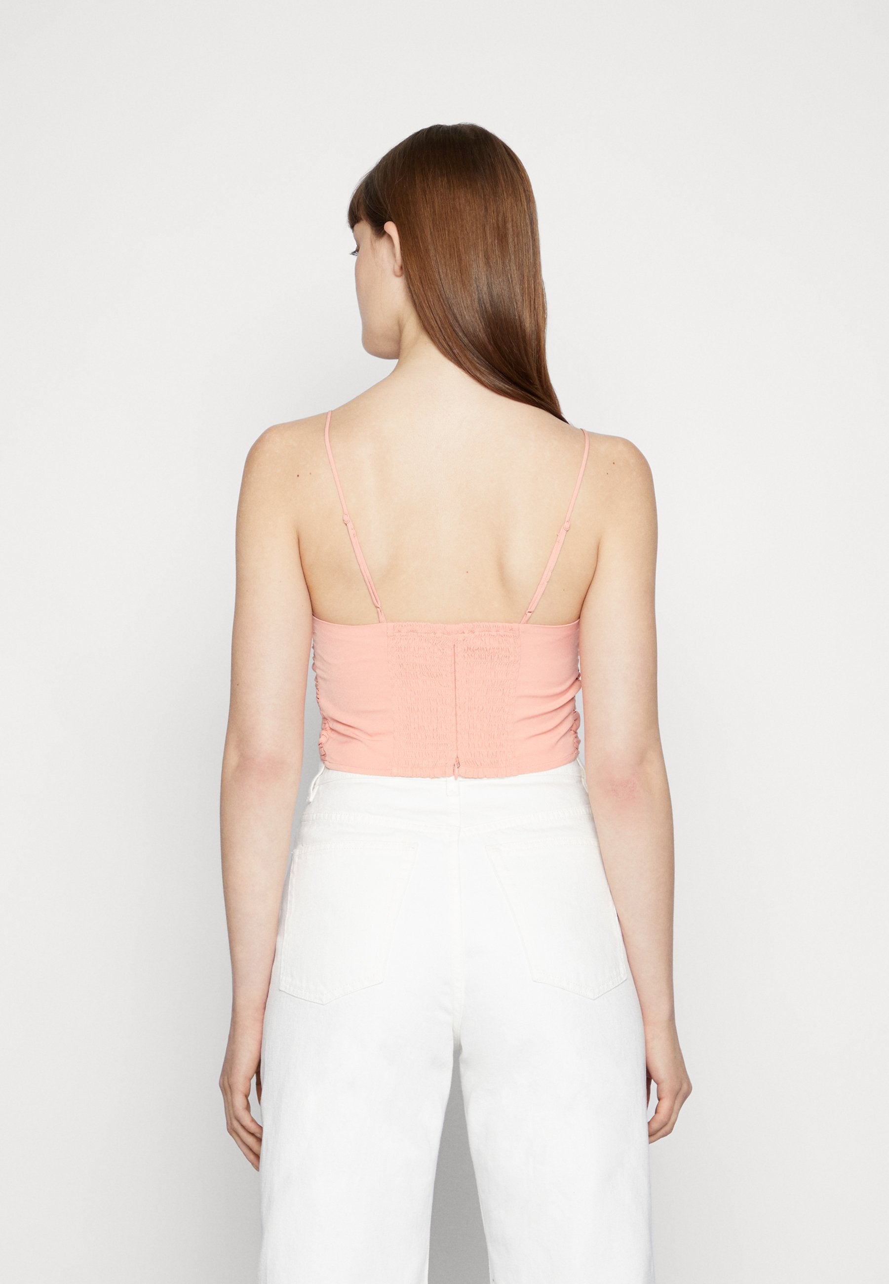 Abercrombie & Fitch BARE RUCHED HARWARE TOP