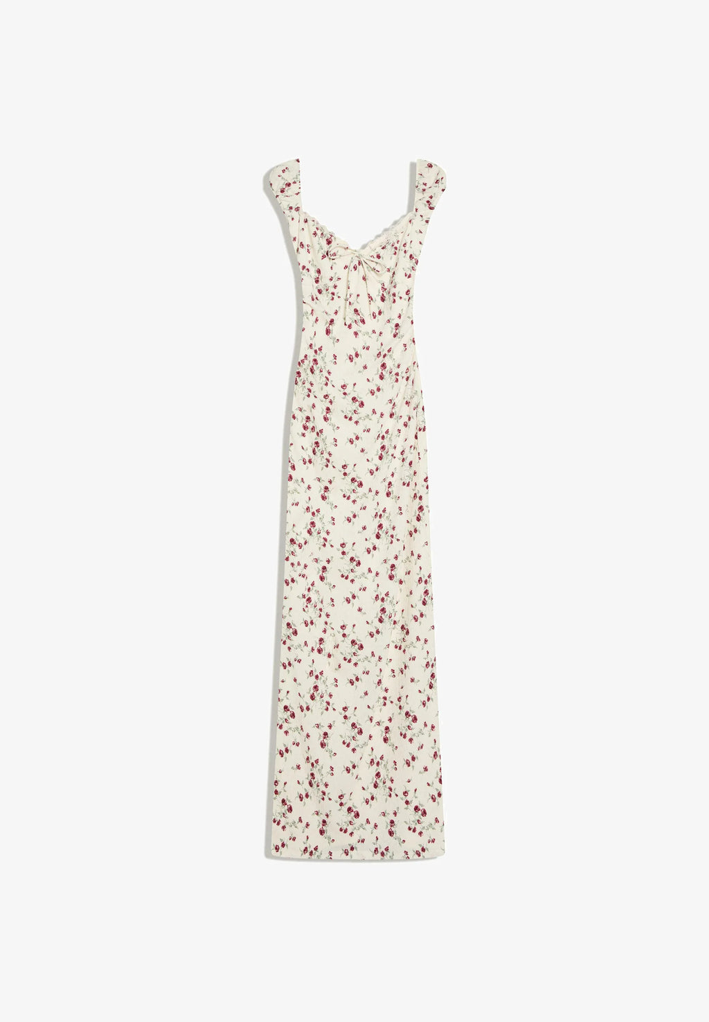 Bershka LACE CRINKLE MIDI DRESS
