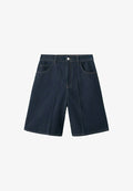 Mango ADULT - Denim shorts - blue