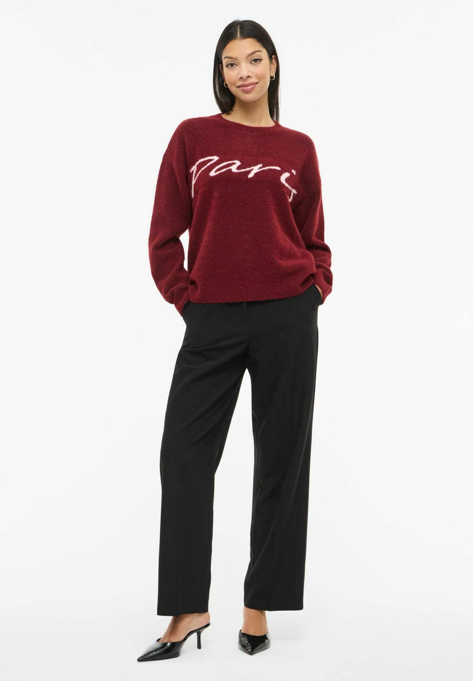 VILA Knitted VILUNA Round neck