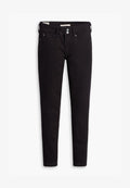 Levi's® 711® DOUBLE BUTTON - Jeans Skinny Fit - night is black