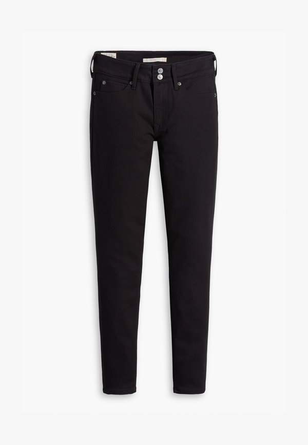 Levi's® 711® DOUBLE BUTTON - Jeans Skinny Fit - night is black