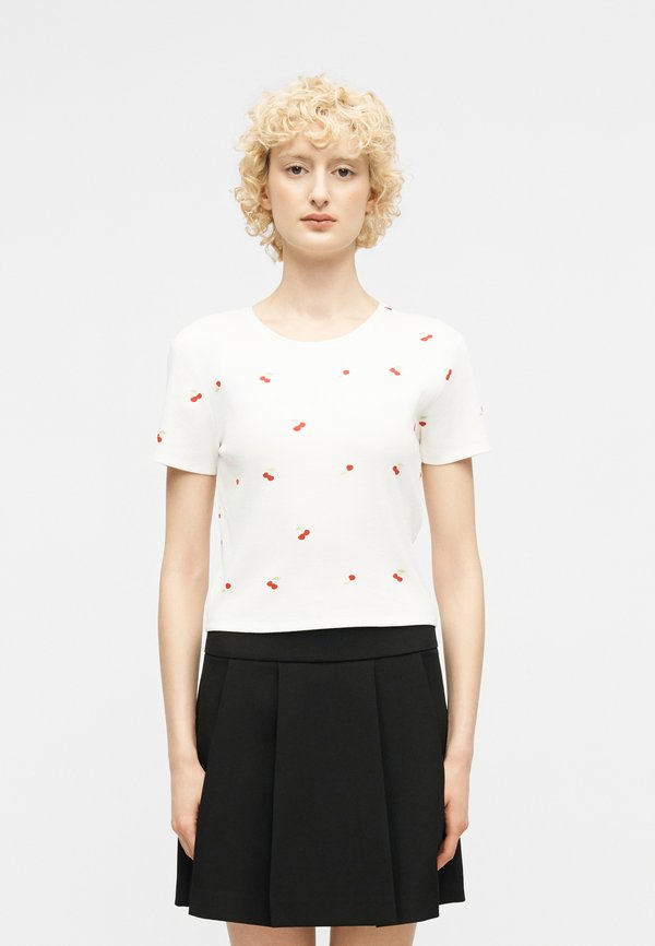 ONLY ONLFENJA - Print T-shirt - cloud dancer