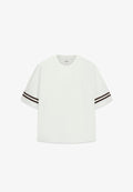Guess SLIM FIT T-SHIRT - Print T-shirt - weiß
