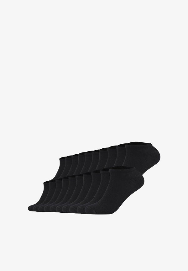 s.Oliver S.OLIVER S.OLIVER UNISEX SOCKEN, 20ER PACK - SNEAKER, EINFARBIG - Sneaker socks - schwarz