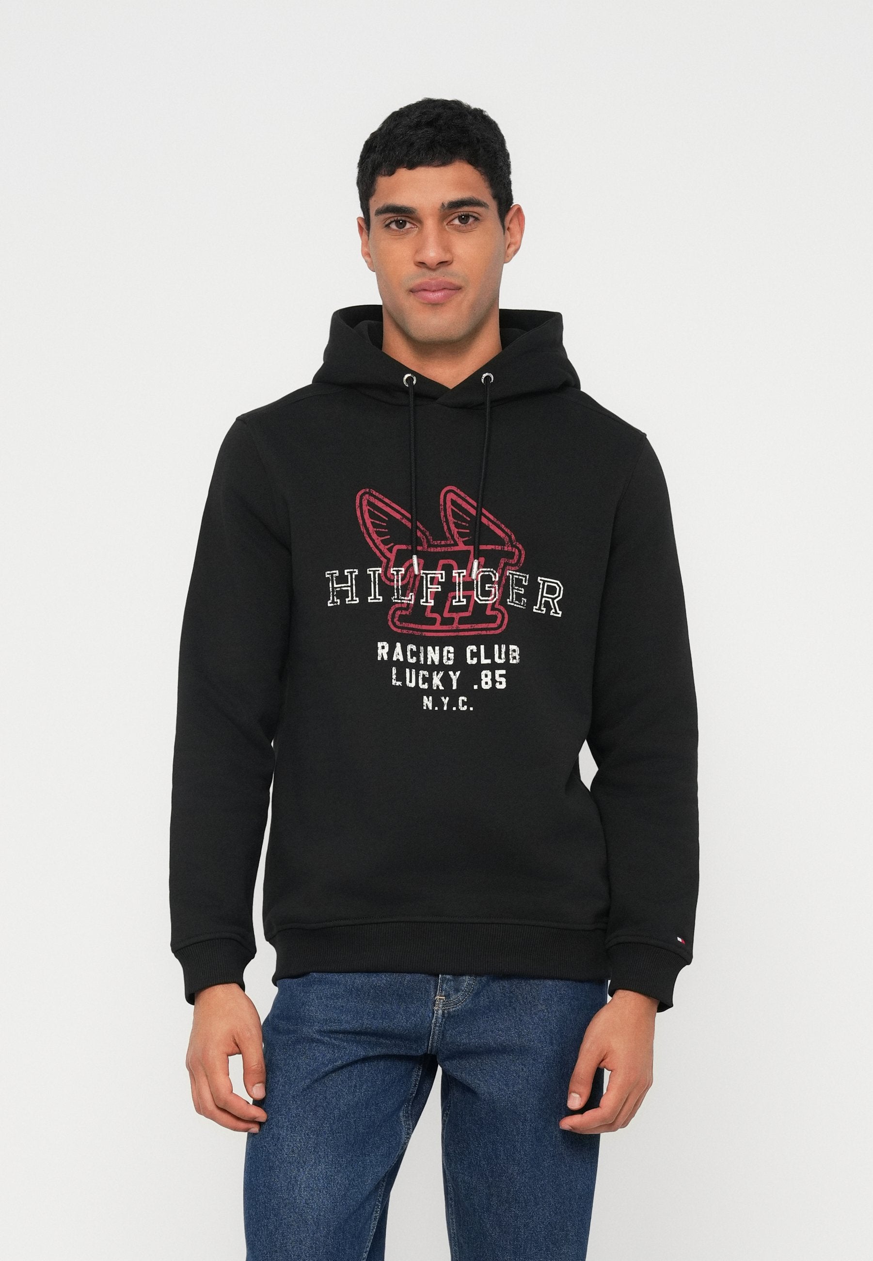 GRAPHIC TERRY DRAWSTRING HOODY Media 3