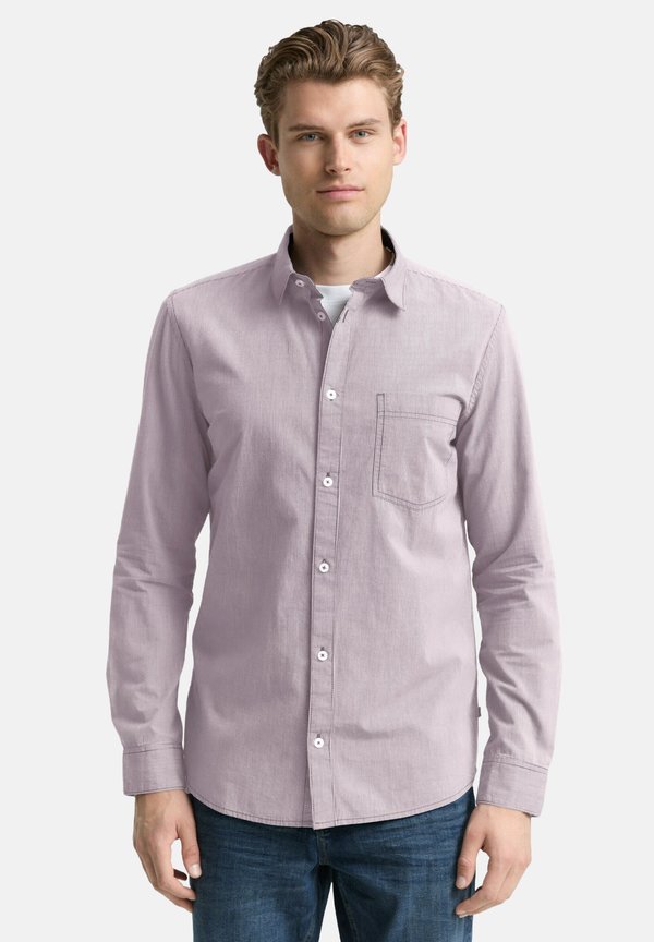 TOM TAILOR AUS  - Shirt - red stripe