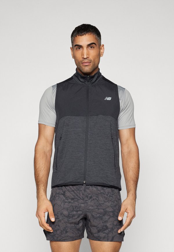 New Balance GRID VEST - Waistcoat - black
