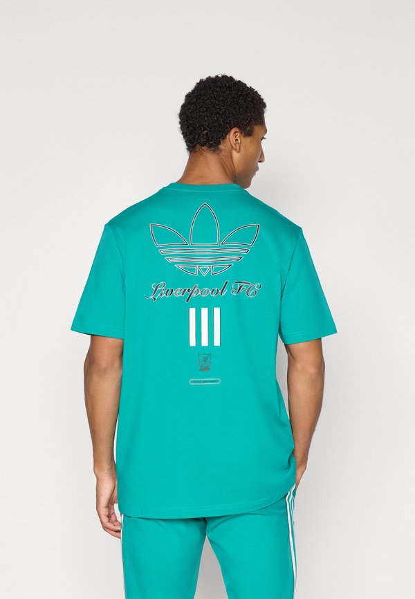 adidas Originals LIVERPOOL FC ICON GRAPHIC T-SHIRT - Club wear - sea green