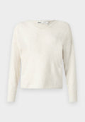 ONLY ONLRICA LIFE L/S V-NECK PULLO KNT NOOS - Jumper - birch melange