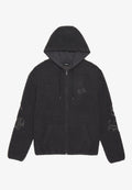 UNISEX TEDDY RELAXED FIT EMBROIDERED HOODIE Media 1