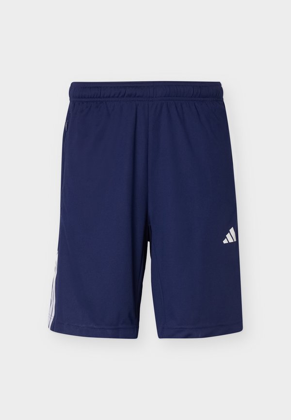 adidas Performance WORKOUT ESSENTIALS BASE 3 STRIPES 9 INCH SHORT - Sports shorts - dark blue/white