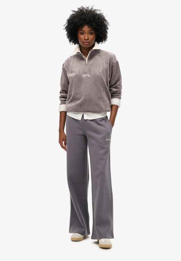 Superdry & Co Tracksuit bottoms - rock dark grey