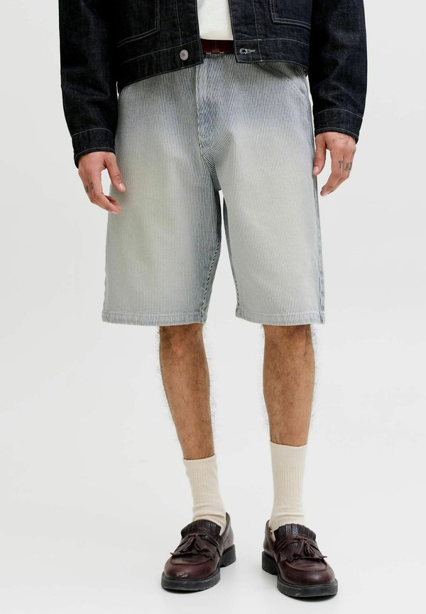 Jack & Jones gy fit Wide Leg - Denim shorts - dark navy