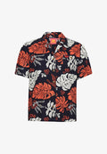 Superdry & Co VINTAGE BEACH RESORT - Button-down blouse - hawaiian navy