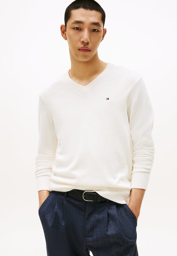 Tommy Hilfiger PIMA  - Jumper - off-white