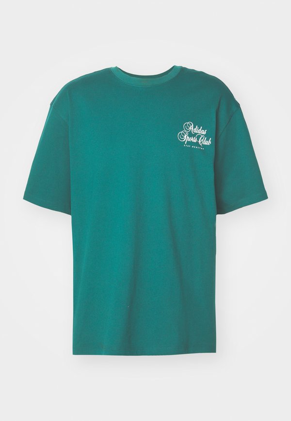 adidas Originals SPORTSCLUB TEE UNISEX - Print T-shirt - collegiate green