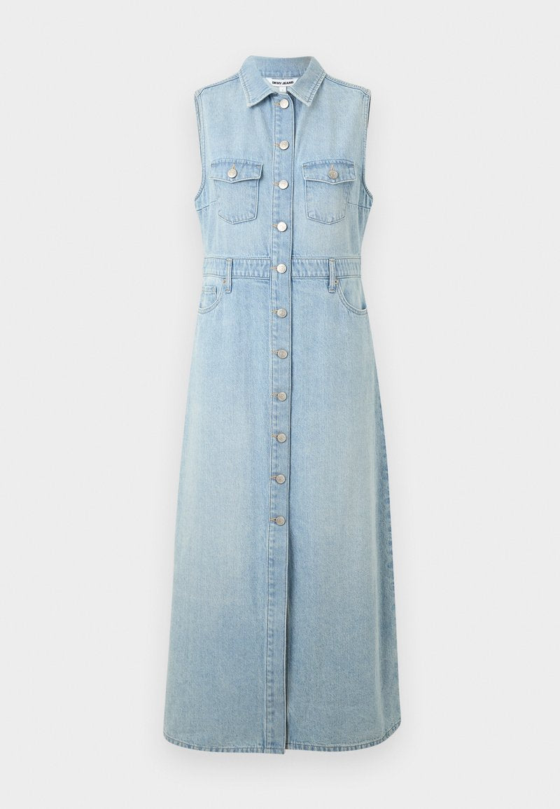 MAXI BUTTON FRONT DRESS Media 1