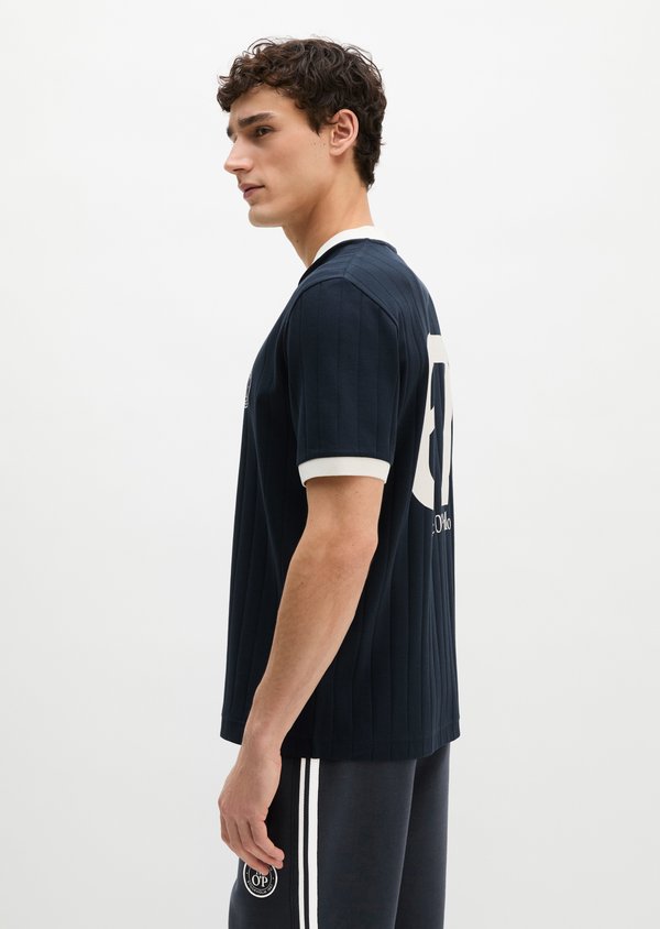 Marc O'Polo MOP CLUB '67 FOOTBALL TRICOT SHIRT, RIB