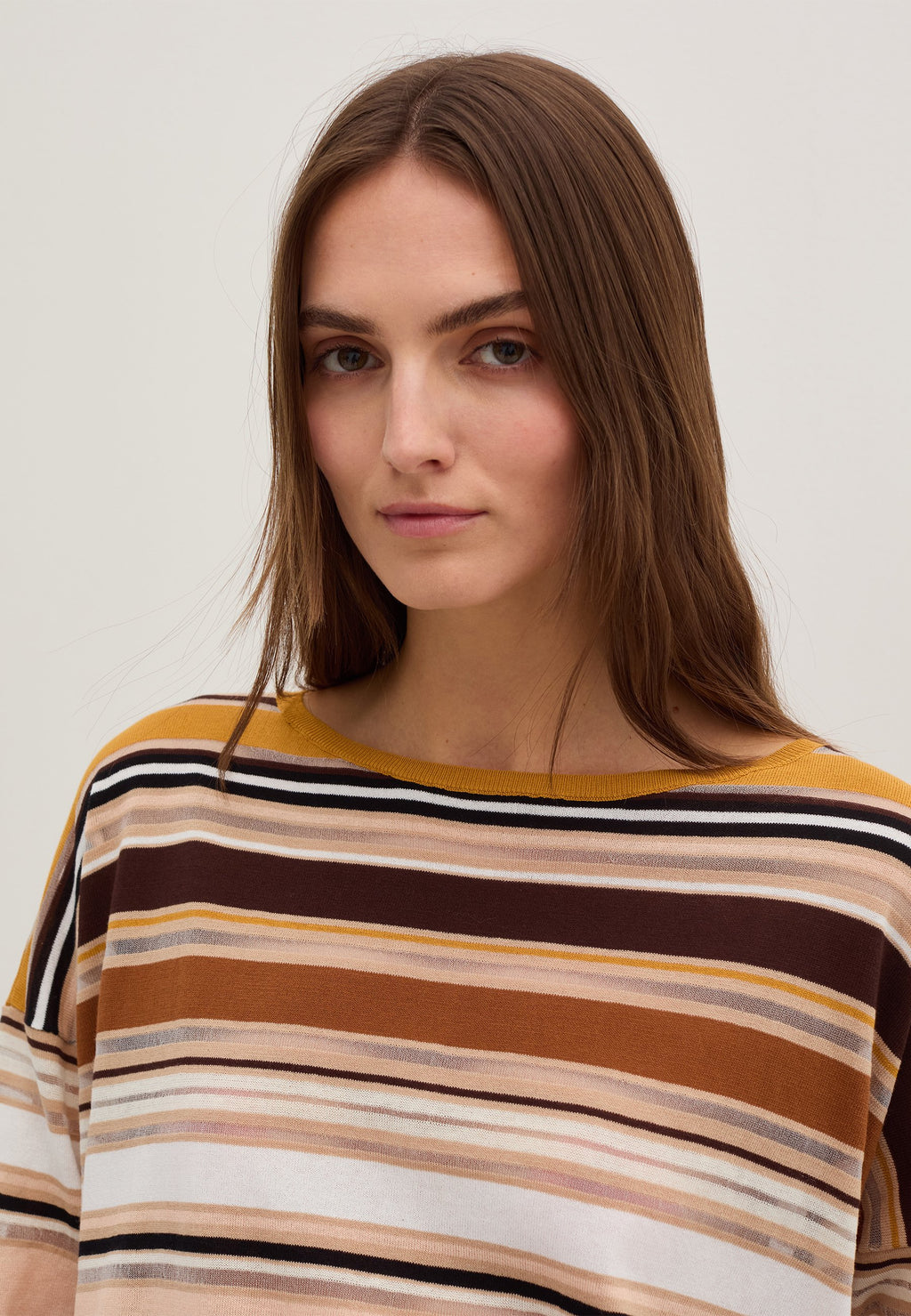 Stefanel STRIPED SHEER-EFFECT