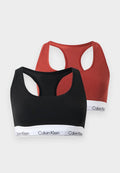 Calvin Klein Underwear ICON 2 PACK - Bustier - black/chili oil