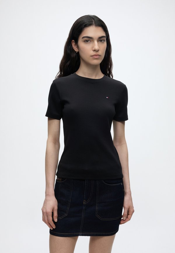 Tommy Hilfiger CODY C NECK - Basic T-shirt - black
