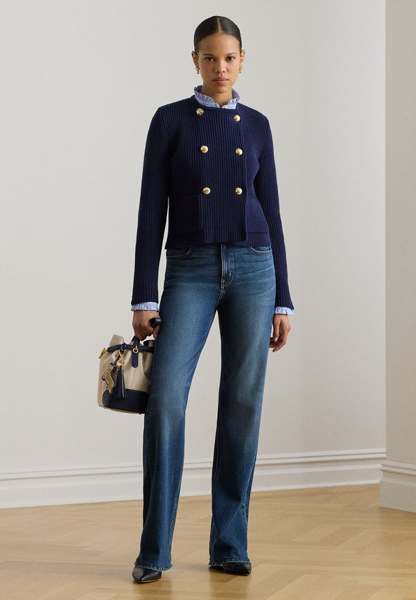 Lauren Ralph Lauren HIGH-RISE STRAIGHT WIDE-LEG JEAN